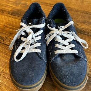 Vans Classic Blue Sneakers with White Accents